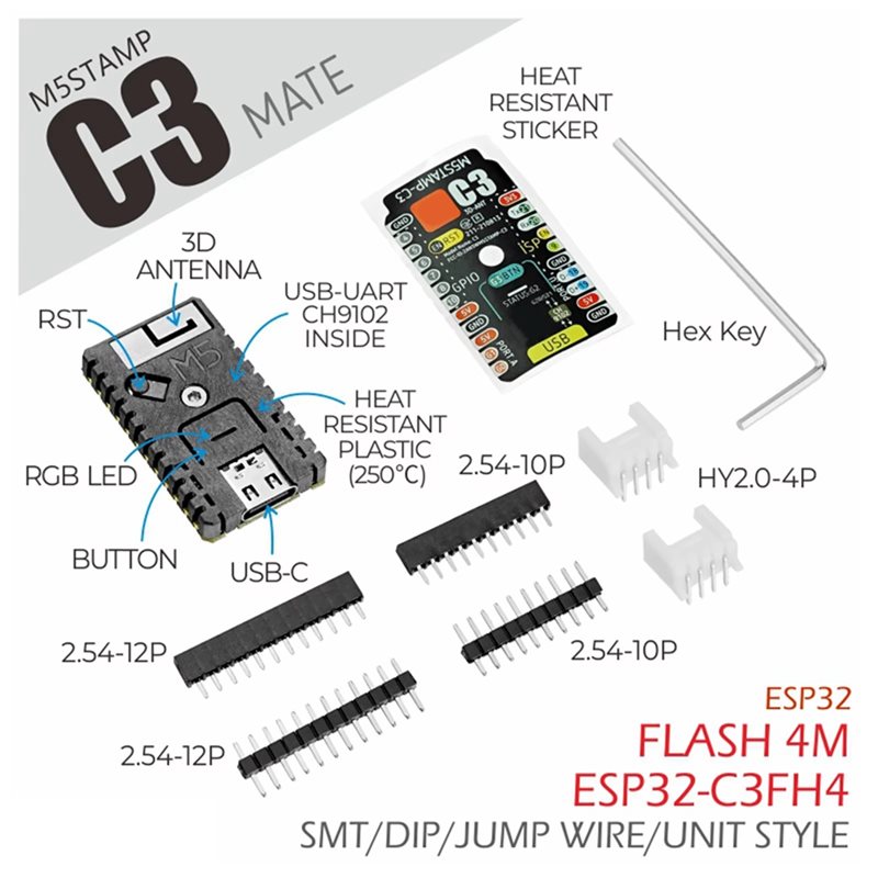 AS95-ESP32-C3 Development Boar - Esp32 Wifi Bluetooth Module review and price