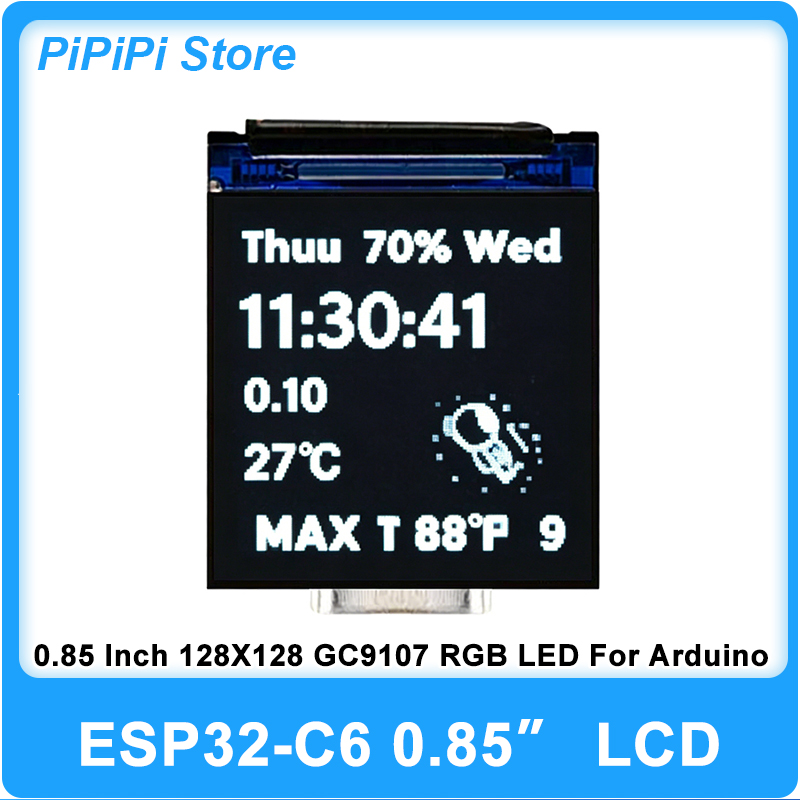 ESP32 C6 0.85 Inch 128X128 IPS - Esp32 Wifi Bluetooth Module review and price