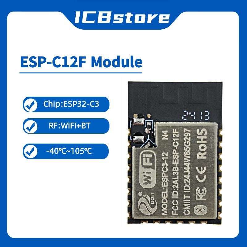 ESP32-C3 Series Module ESP-C12 - Esp32 Wifi Bluetooth Module review and price