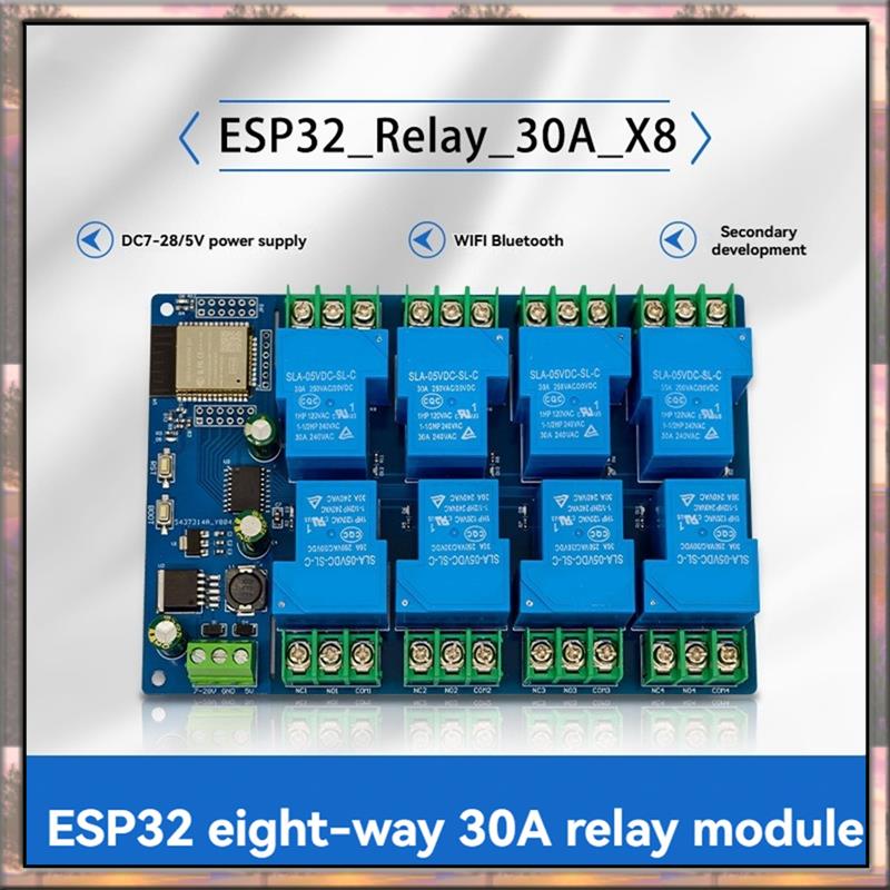 BAAZ HOT 8 Channel Relay Modul - Espressif Esp32 review and price