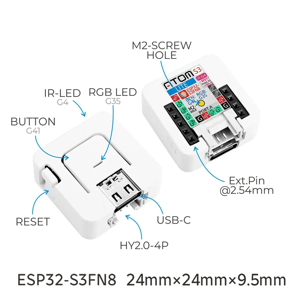 M5Stack AtomS3-Lite ESP32-S3 D - Esp32 Wifi Bluetooth Module review and price