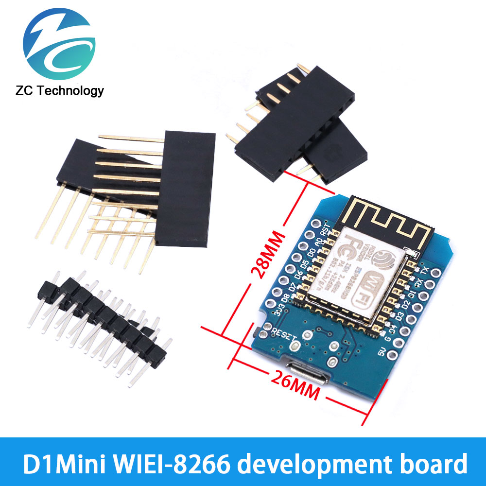 D1 Mini ESP8266 ESP-12F CH340G - Esp8266 Nodemcu review and price