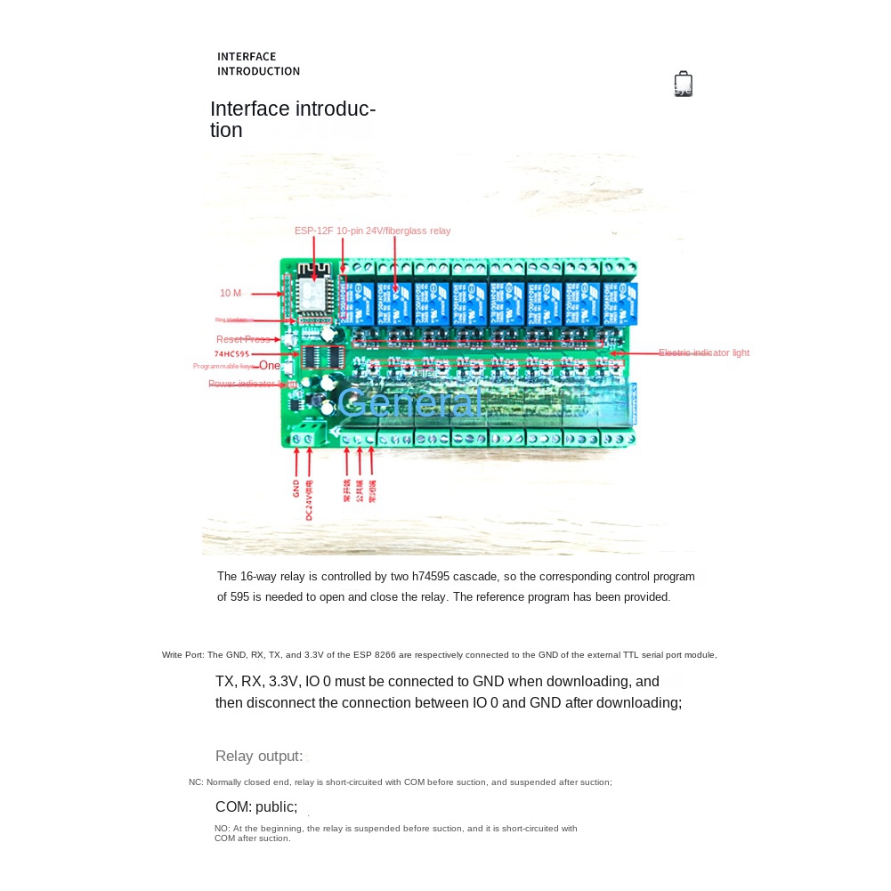 B14C ESP8266 WIFI 16 Channel R - Esp8266 review and price