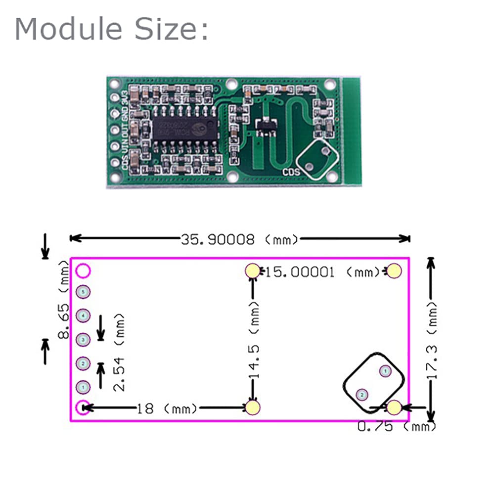 5PCS RCWL-0516 Motion Detectio - Esp8266 Nodemcu review and price